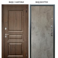 Люкс 3К / Магистр Дуб кантри / Агат Светлый бетон