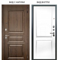 Люкс 3К / Магистр Дуб кантри / Ариана Белая эмаль