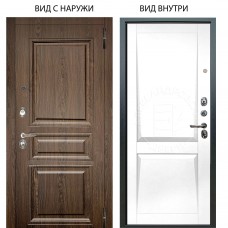 Люкс 3К / Магистр Дуб кантри / Ариана Белая эмаль