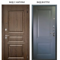 Люкс 3К / Магистр Дуб кантри / Соло Антрацит