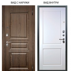 Люкс 3К / Магистр Дуб кантри / Соренто Белая эмаль