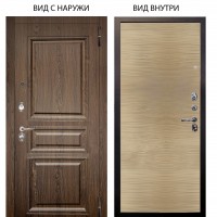 Люкс 3К / Магистр Дуб кантри / Элегант Дорс светлый горизонт