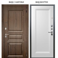 Люкс 3К / Магистр Дуб кантри / Анастасия 1 Белый снег