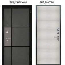 Люкс 3К / Мичиган Силк титан силк муссон / Агат Вельвет белый горизонт