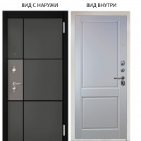 Люкс 3К / Мичиган силк титан силк муссон / Соренто Белая эмаль