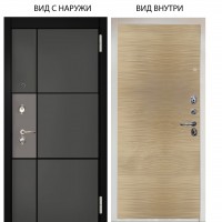 Люкс 3К / Мичиган силк титан силк муссон / Элегант Дорс светлый горизонт