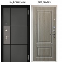 Люкс 3К / Мичиган силк титан силк муссон / Элион Дуб филадельфия крем