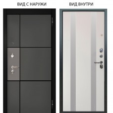 Люкс 3К / Мичиган Силк титан силк муссон / Дуэт Белое дерево вставки Изабель