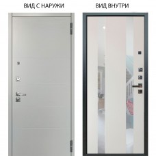 Люкс 3К / Мичиган Силк титан силк муссон / Дуэт Белое дерево вставки Николь