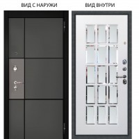 Люкс 3К / Мичиган Силк титан силк муссон / Мэрелин Софт милк зеркало с фацетом и пескоструем