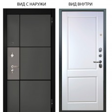 Люкс 3К / Мичиган Силк титан силк муссон / Соренто Белая эмаль