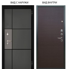 Люкс 3К / Мичиган Силк титан силк муссон / Элегант Венге горизонт