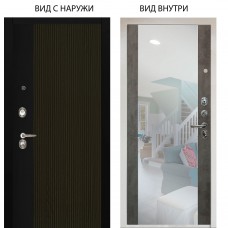 Люкс 3К / Рокси дуб рейка морение / Агат Вельвет белый горизонт