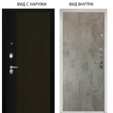 Люкс 3К / Рокси дуб рейка морение / Агат Светлый бетон