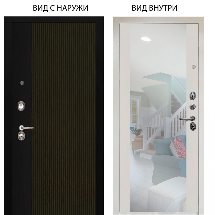 Люкс 3К / Рокси дуб рейка морение / Вояж Белое дерево