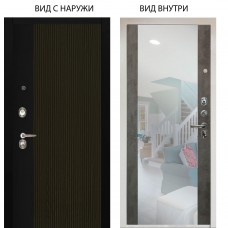 Люкс 3К / Рокси дуб рейка морение / Вояж Светлый бетон