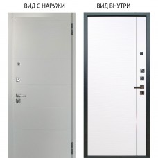 Люкс 3К / Рокси дуб рейка морение / Гауда Роял Вуд Белый