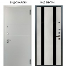 Люкс 3К / Рокси дуб рейка морение / Дуэт Белое дерево вставки кензо