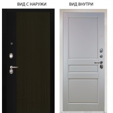 Люкс 3К / Рокси дуб рейка морение / Каролина Белая эмаль