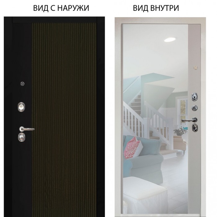 Люкс 3К / Рокси дуб рейка морение / Магнум Софт милк