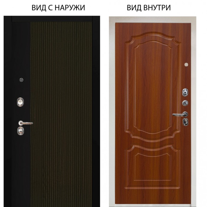 Люкс 3К / Рокси дуб рейка морение / Мишель Дуб рустикальный