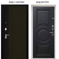 Люкс 3К / Рокси дуб рейка морение / Могадиш Черный софт