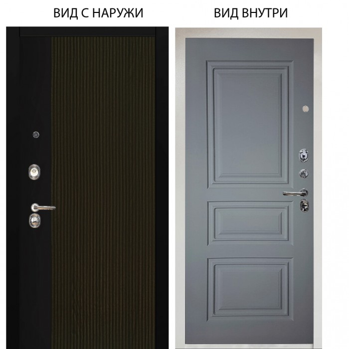 Люкс 3К / Рокси дуб рейка морение / Скиф Силк маус