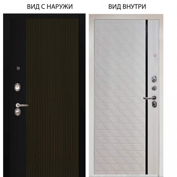 Люкс 3К / Рокси дуб рейка морение / Тори Софт милк