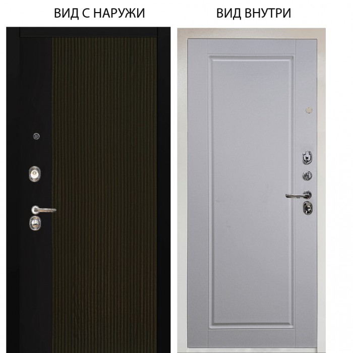 Люкс 3К / Рокси дуб рейка морение / Тревор Софт милк