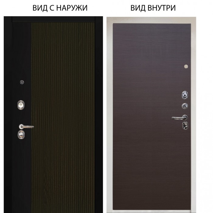 Люкс 3К / Рокси дуб рейка морение / Элегант Венге горизонт