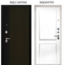 Люкс 3К / Рокси дуб рейка морение / Ариана Белая эмаль
