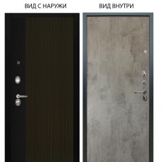 Люкс 3К / Рокси Дуб рейка морение / Агат Светлый бетон