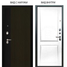 Люкс 3К / Рокси Дуб рейка морение / Ариана Белая эмаль
