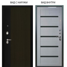 Люкс 3К / Рокси Дуб рейка морение / Александра +стекло чёрное