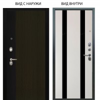 Люкс 3К / Рокси Дуб рейка морение / Дуэт Белое дерево вставки Кензо