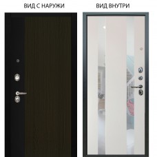 Люкс 3К / Рокси Дуб рейка морение / Дуэт Белое дерево вставки Николь