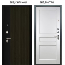 Люкс 3К / Рокси Дуб рейка морение / Каролина Белая эмаль