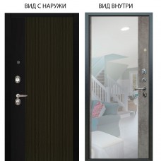Люкс 3К / Рокси Дуб рейка морение / Магнум Светлый бетон