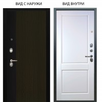 Люкс 3К / Рокси Дуб рейка морение / Соренто Белая эмаль