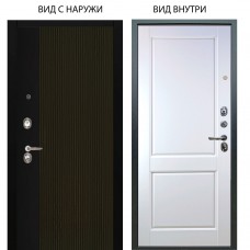 Люкс 3К / Рокси Дуб рейка морение / Соренто Белая эмаль
