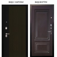 Люкс 3К / Рокси Дуб рейка морение / Элион Горький шоколад