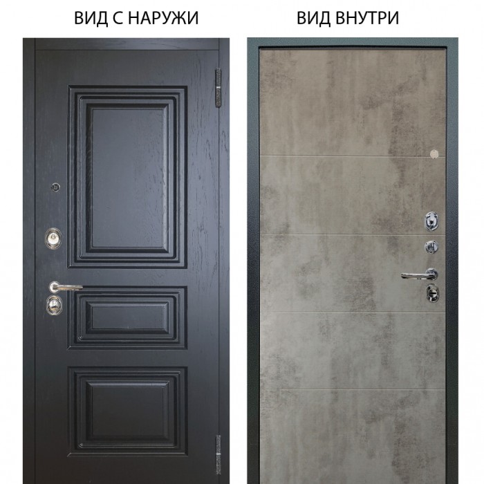 Люкс 3К / Скиф Горький Шоколад / Агат Светлый бетон