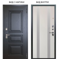 Люкс 3К / Скиф Горький Шоколад / Дуэт Белое дерево вставки Изабель