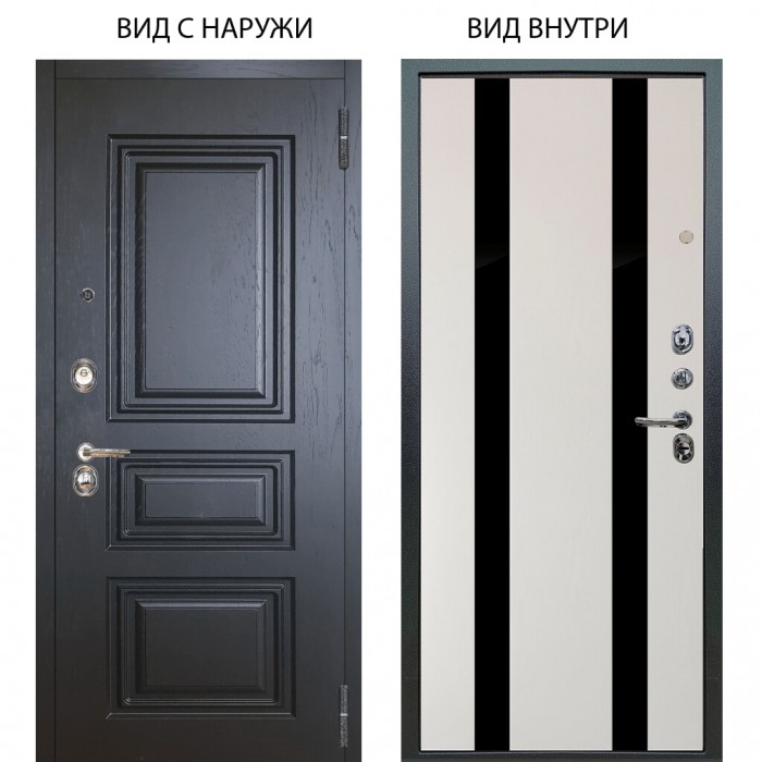 Люкс 3К / Скиф Горький Шоколад / Дуэт Белое дерево вставки Кензо