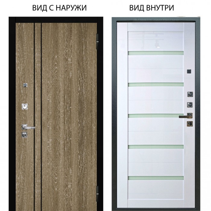 Люкс 3К / Скиф Горький Шоколад / Александра Белый глянец