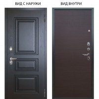 Люкс 3К / Скиф Горький Шоколад / Элегант Венге горизонт