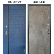 Люкс 3К / Тори Синий софт / Агат Светлый бетон