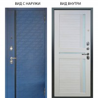 Люкс 3К / Тори Синий софт / Мирра Белая лиственница