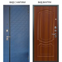 Люкс 3К / Тори Синий софт / Мишель Дуб рустикальный