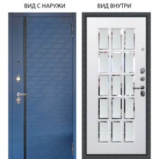 Люкс 3К / Тори Синий софт / Мэрелин Софт милк зеркало с фацетом и пескоструем